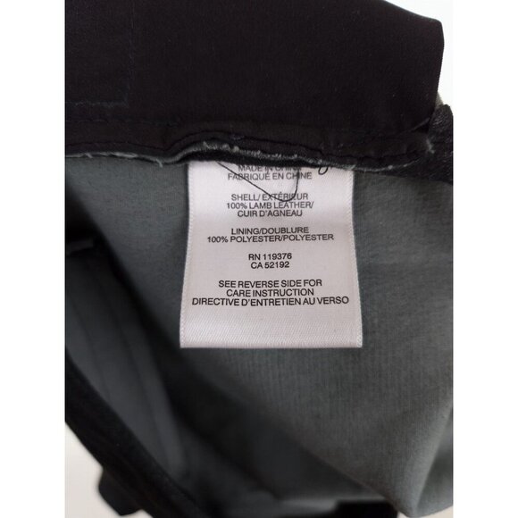 Helmut Lang Patina Stretch Leather Pant Size 0 XS Womens Bismuth $1200 - Picture 12 of 12